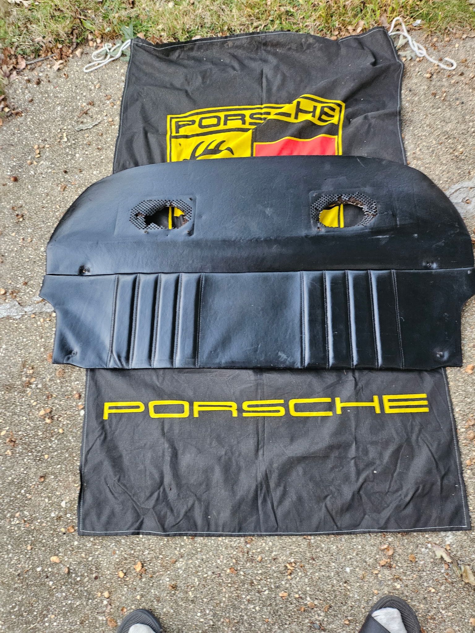 Porsche rear parcel cover black fits gbody coupe