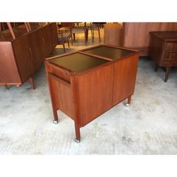 MCM Teak Bar Cart/Trolly 