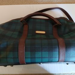 Polo Ralph Lauren plaid duffel bag