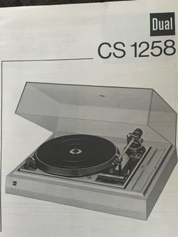 Dual CS 1258 Turntable