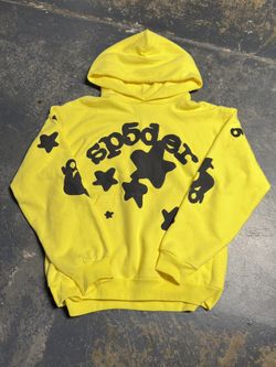 Sp5der Hoodie Beluga Gold (Large)