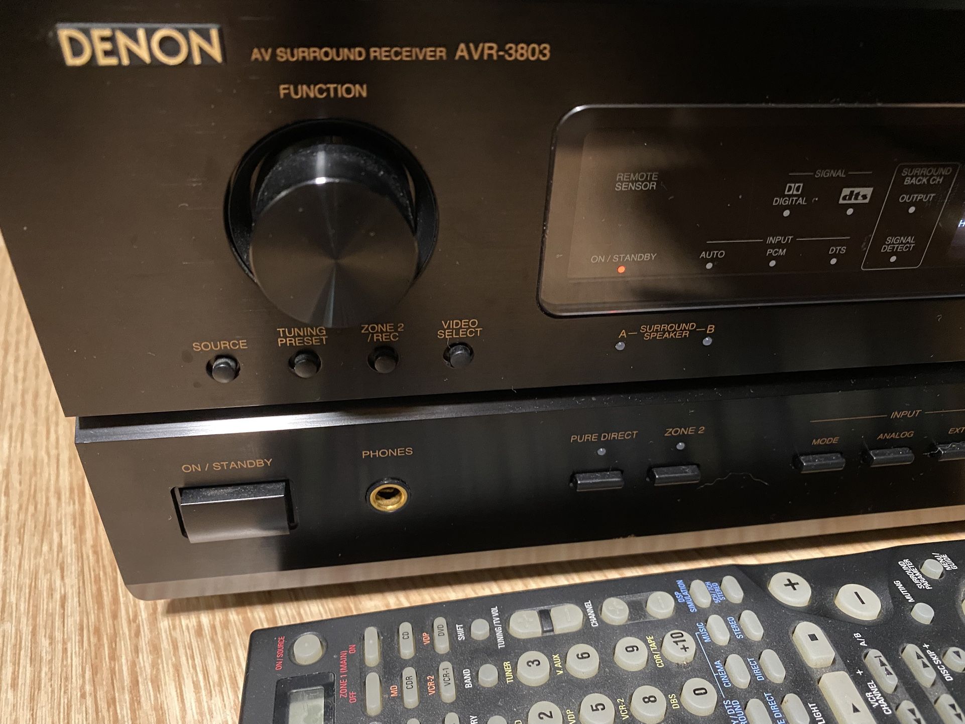 Denon AVR-3803 7.1-channel AV receiver w/Remote