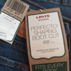 New Levi's 512 Women's Jeans