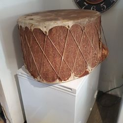Indian Pow Wow Drum  Large and Old