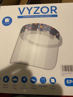 6 Piece Kids Face Shield