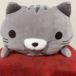 SASURAI NO TABINECO GRAY CAT PLUSH-STUFFED ANIMAL-STUFFED TOY Brand New With Tag
