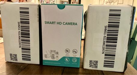 3 brand, new, smart HD cameras