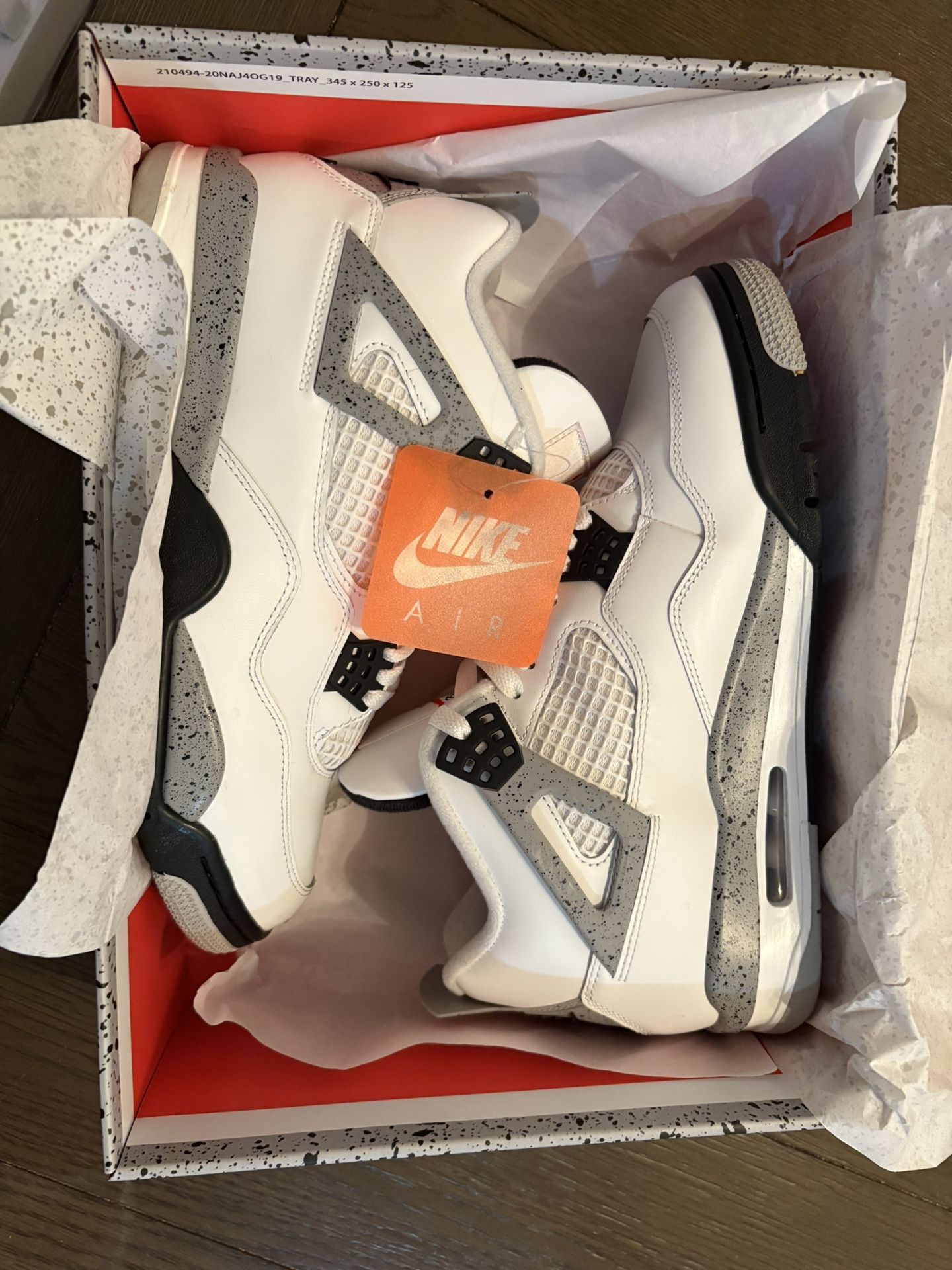 Jordan 4s- Cement