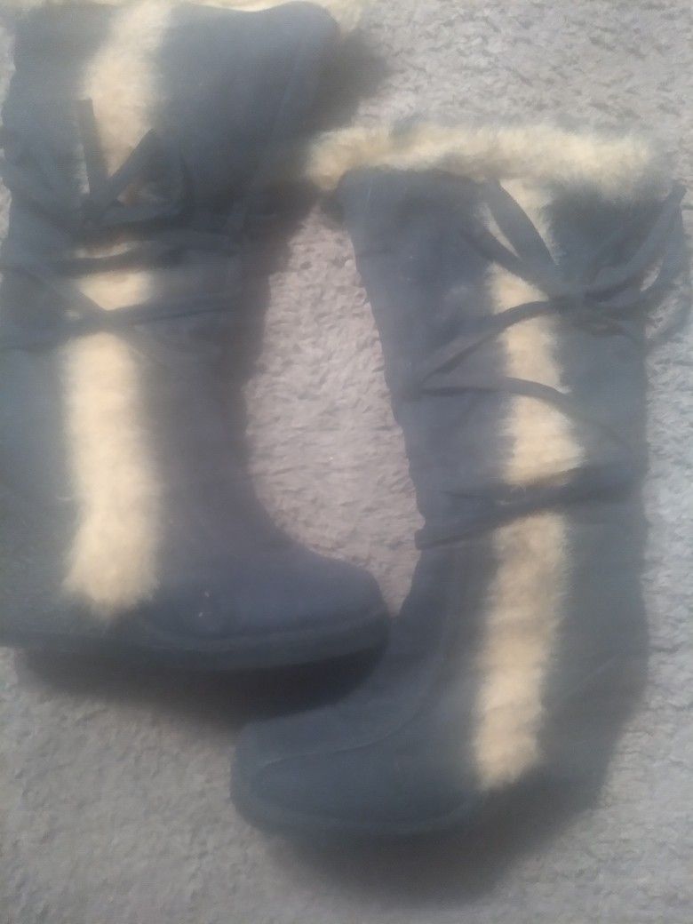 New Womens Wedge Boots Size 7