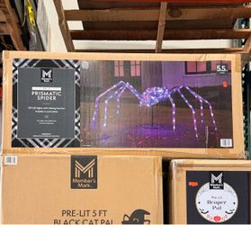Member's Mark Pre-Lit Prismatic Spider 5.5 Ft Brand New In Box