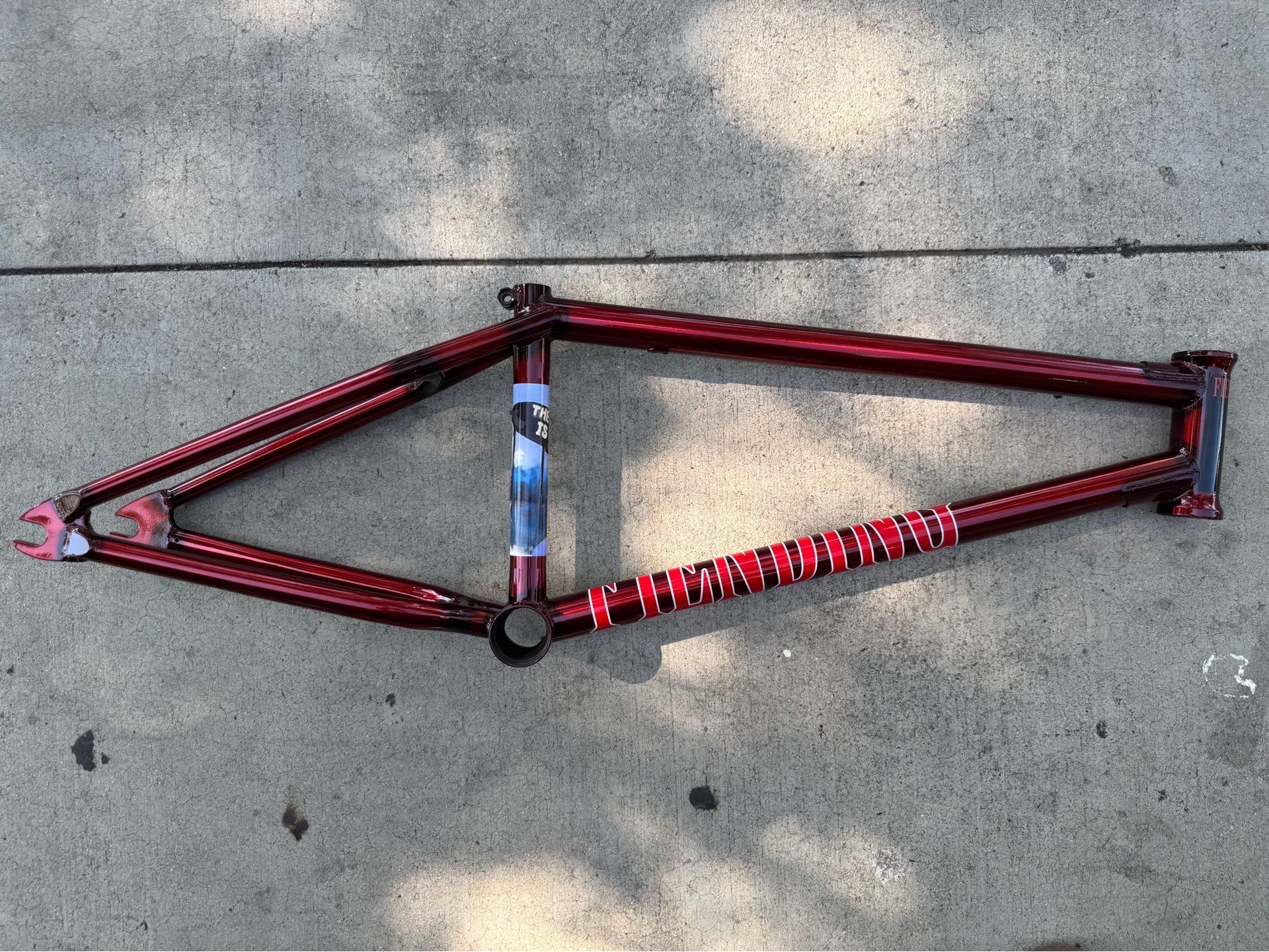 Fiend Mills BMX Frame | High Quality Freestyle BMX Frame | Clean Custom Setup