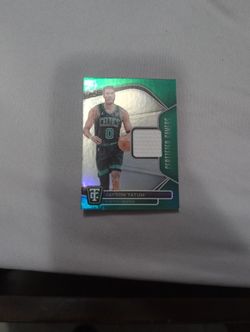 Jayson Tatum Totally Certified relic