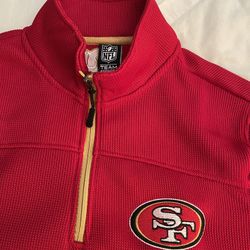 New San Francisco 49ers Sweater Fleece 1/4 Zip