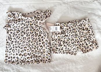 ANIMAL Print Top and Short set for Kids (12m-5T)