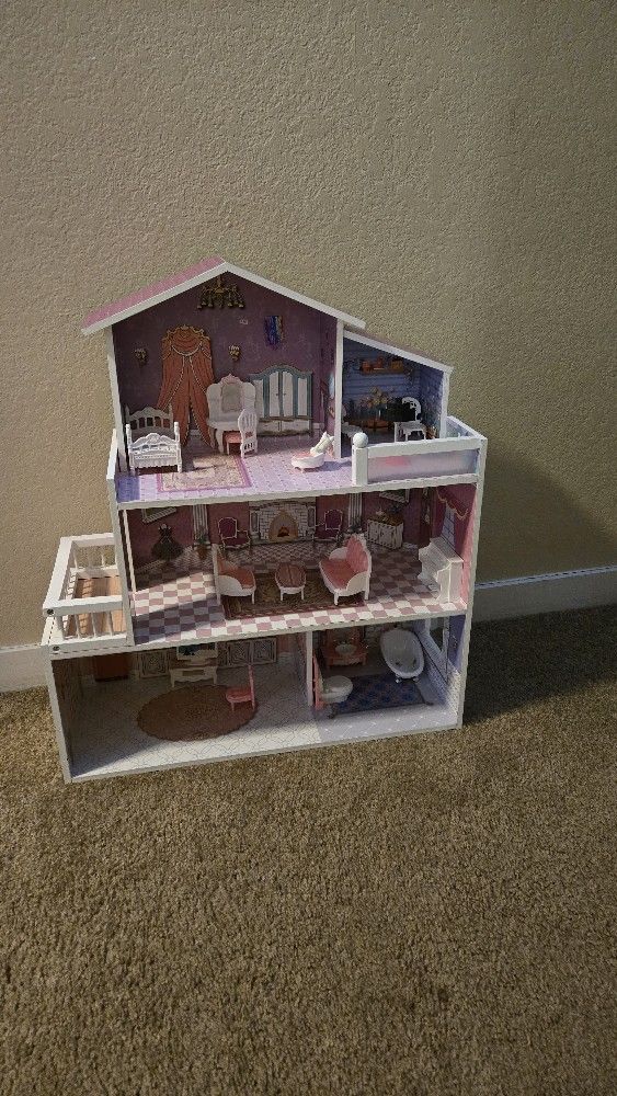 Doll House with Furniture