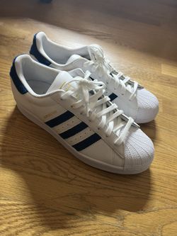 Adidas superstar Cloud White Blue Fur