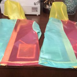 2 Little Girls Buffalo Rain Jackets Clear Size 3t Each Sold Separately 