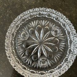 Princess House Full Lead 24% Crystal 3 Candle Stick Holder Centerpiece 