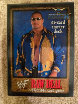 2000 WWF Raw Deal Starter Deck CCG