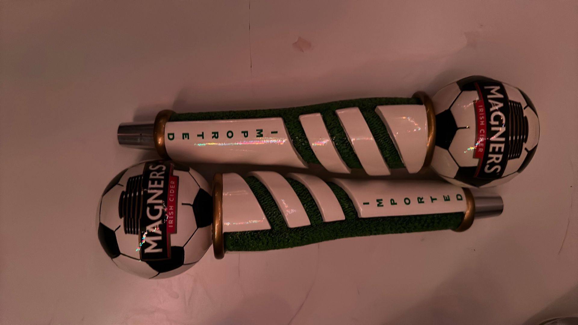 Magners Irish Cider Soccer Ball NIB Beer Tap Handle