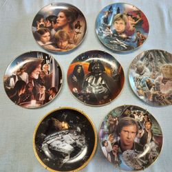 Star Wars Collectible Plates 