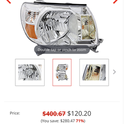 toyota tacoma headlights new