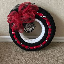 Georgia Bulldogs Christmas Reef