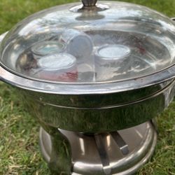 Round Chaffibg Dish Made In Korea