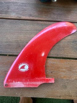 7” Tracker full fiberglass handmade surfboard fin