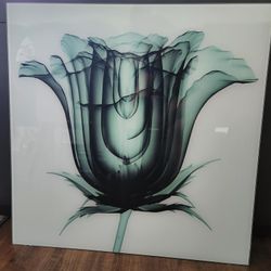 Glass Flower Wall Art