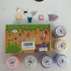 6 Pack Butter Slime Kit Toy For Kids
