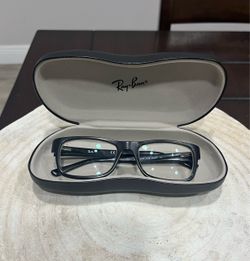 Ray Ban RB 5(contact info removed) Black Glasses Frame Full Rim Unisex 50 17 135 With Case