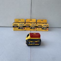  Dewalt Battery 6-AH Flex Volt 20v Max And 60v Max Lithium ION Power Model DCB606 (Price Is Each Battery)