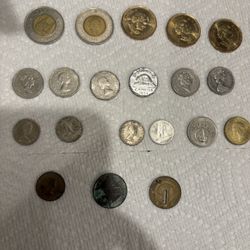 Coins - Mostly Canadian Plus Tokens