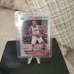 Kawhi Leonard 2019,20  hoops premium stock laser prizm card