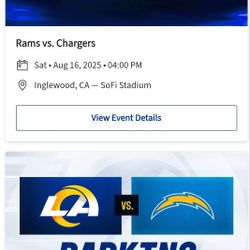 Rams VS Chargers