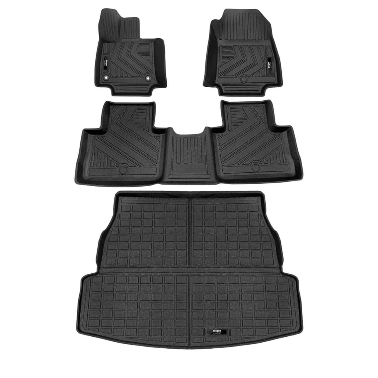 Car Floor Mats & Cargo for Toyota RAV4 2019 2020 2021 2022 2023 2024 2025 All-Weather Rubber Mat