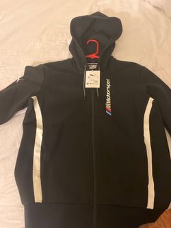 Real puma bmw hoodie new whit tag size small