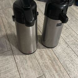 Coffee Thermos Pump Dispenser 