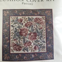 Laura Ashley vintage Homecrafts Tapestry Kit Paeony Floral