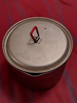 Msr Titanium Pot Kettle New Hunting Archery Camping Hiking Coleman Cooking