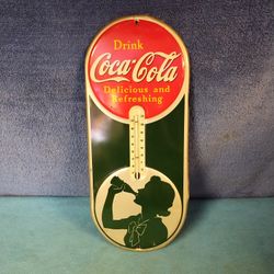 COCA-COLA THERMOMETER VINTAGE 1939