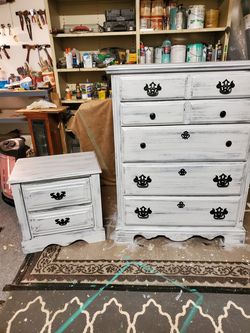 Chest and nightstand