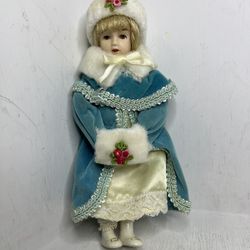 Vintage 1960s Victorian Revival Porcelain Doll
