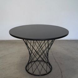 Mid Century Modern Style Cyclone Wire Side Table 