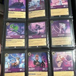 Binder Full Of Lorcana Cards