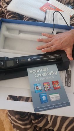 VUPOINT scanner , handheld or docked