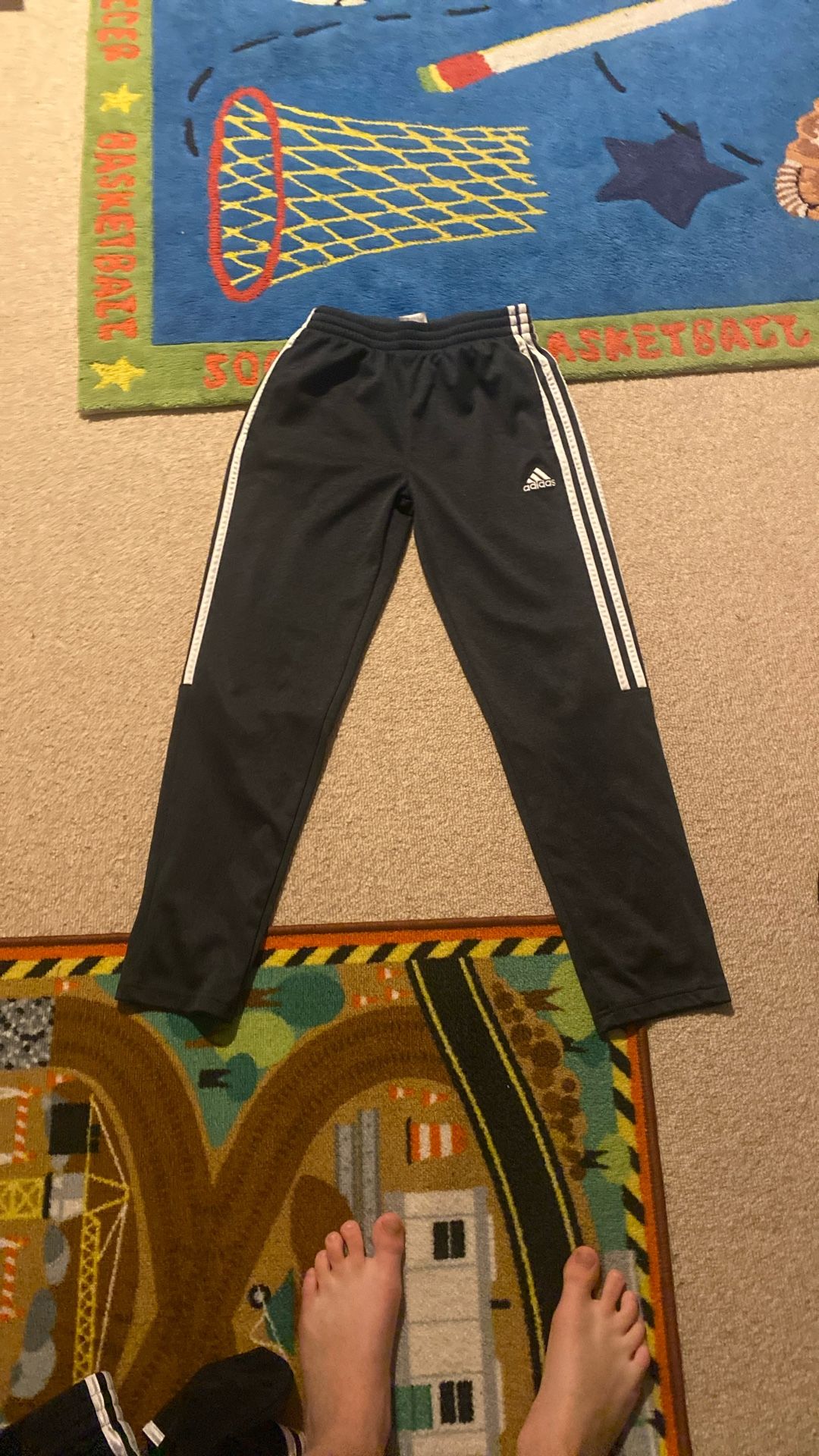 Adidas Kids Black Sweatpants