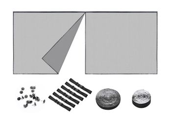 Magnetic Screen Mesh Curtain for Patio Screen Door fits 2 Car Garage 16x7ft - Home Business - New Year’s Sale