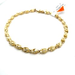10k Gold Bracelets 8 1/2” Turkish 3.8mm 6grams 142288 11